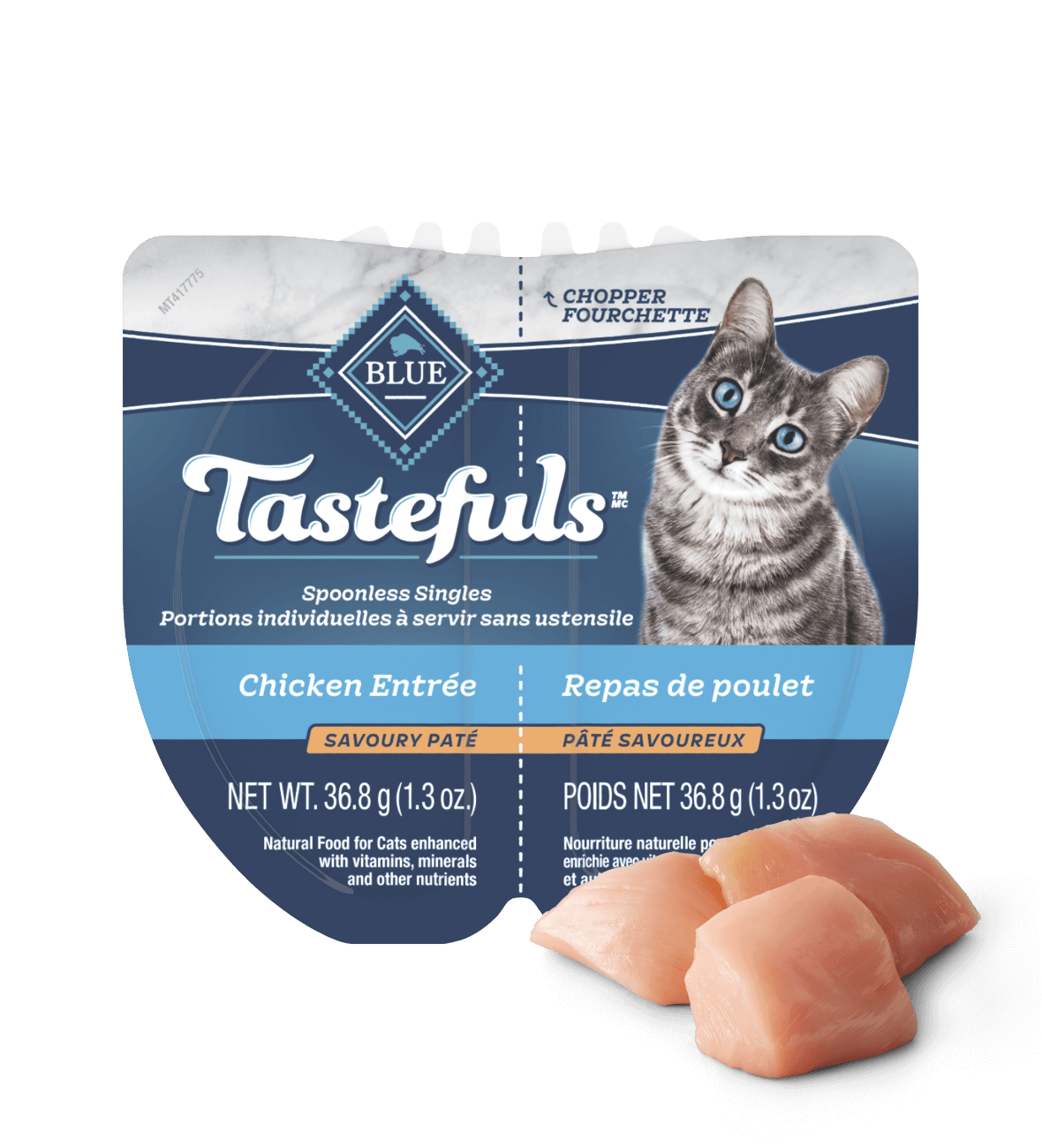 blue tastefuls spoonless singles silky-smooth chicken paté cat wet food