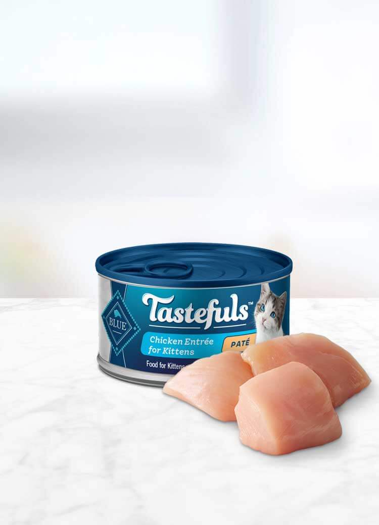 BLUE Tastefuls Kitten Wet Cat Food Chicken Pate