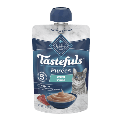 BLUE Tastefuls Pur es with Tuna Cat Snacks Blue Buffalo