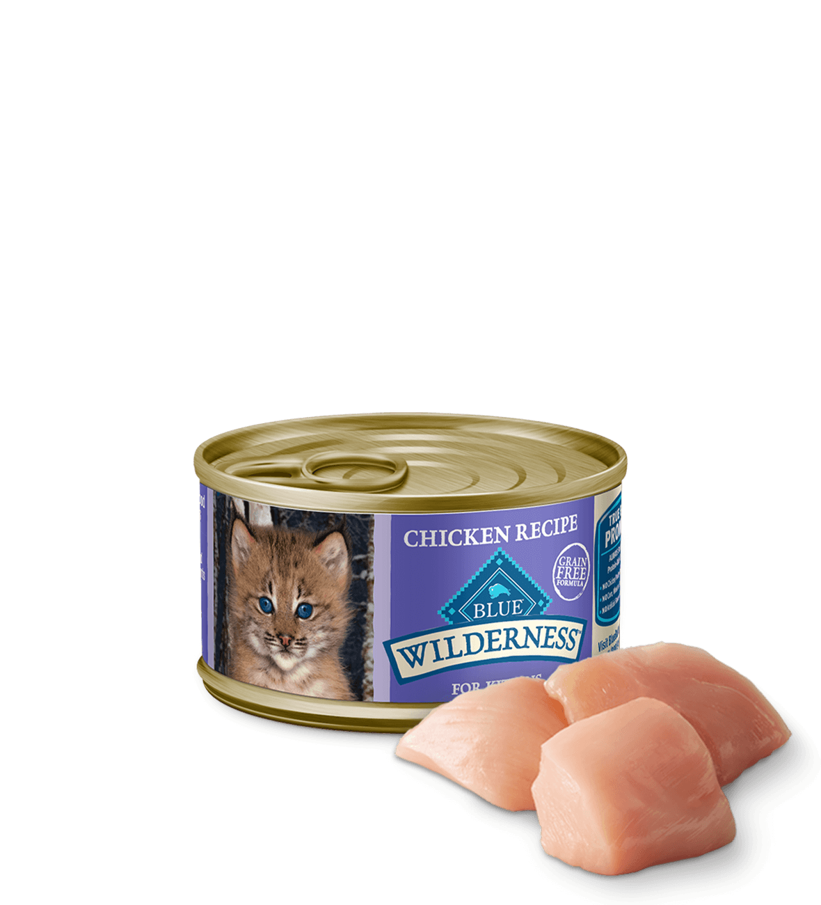 BLUE Wilderness Wet Kitten Food Chicken Blue Buffalo