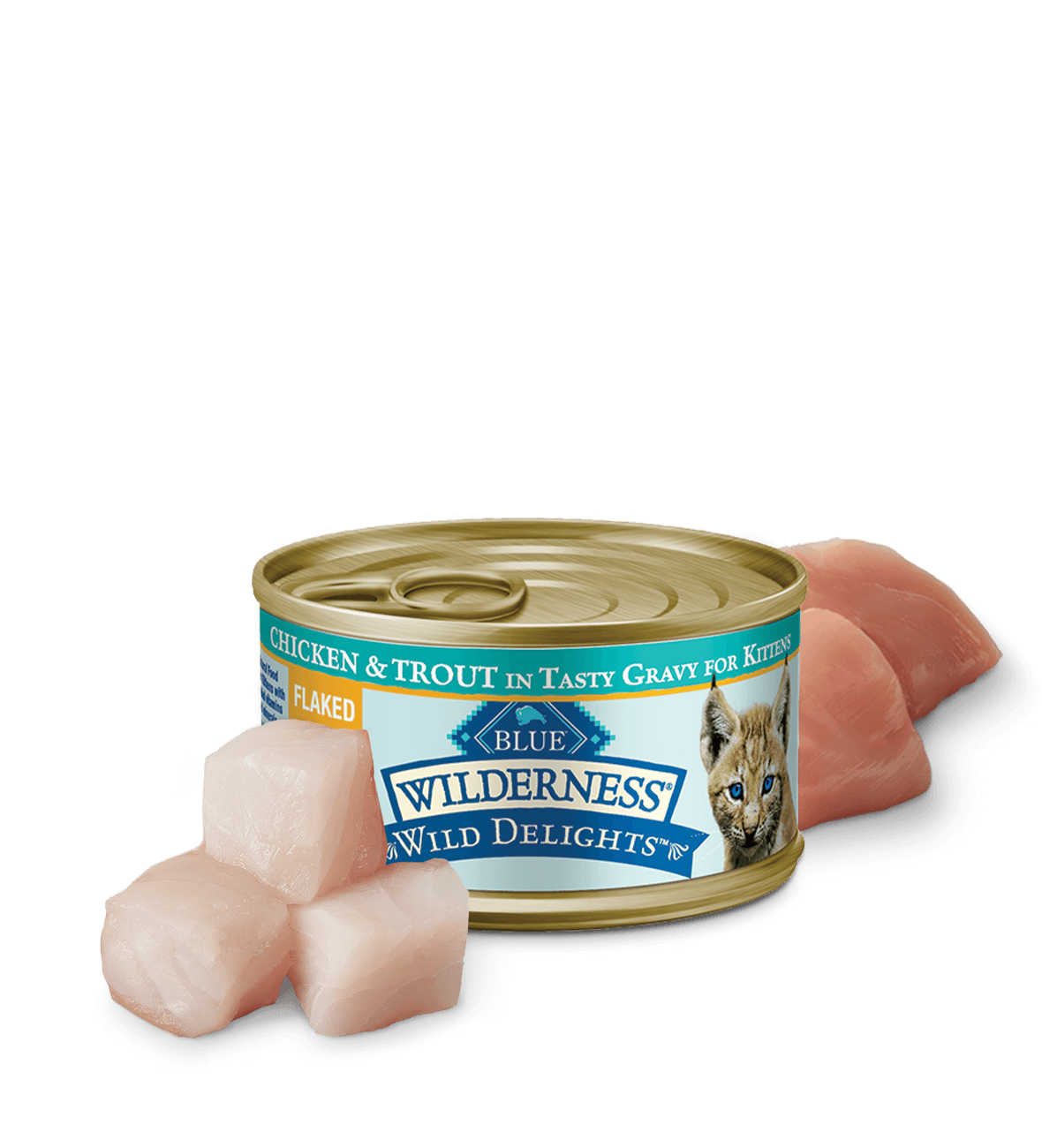 Blue wilderness outlet trout cat food