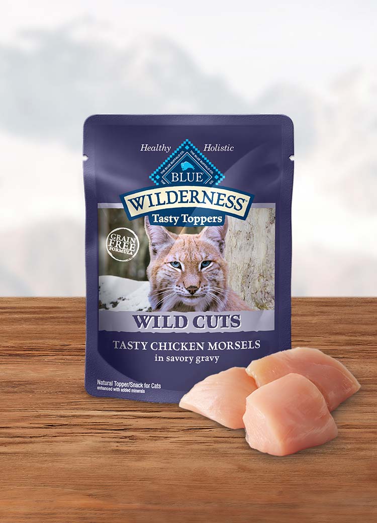 BLUE Wilderness Wild Cuts Tasty Toppers Wet Cat Food Chicken