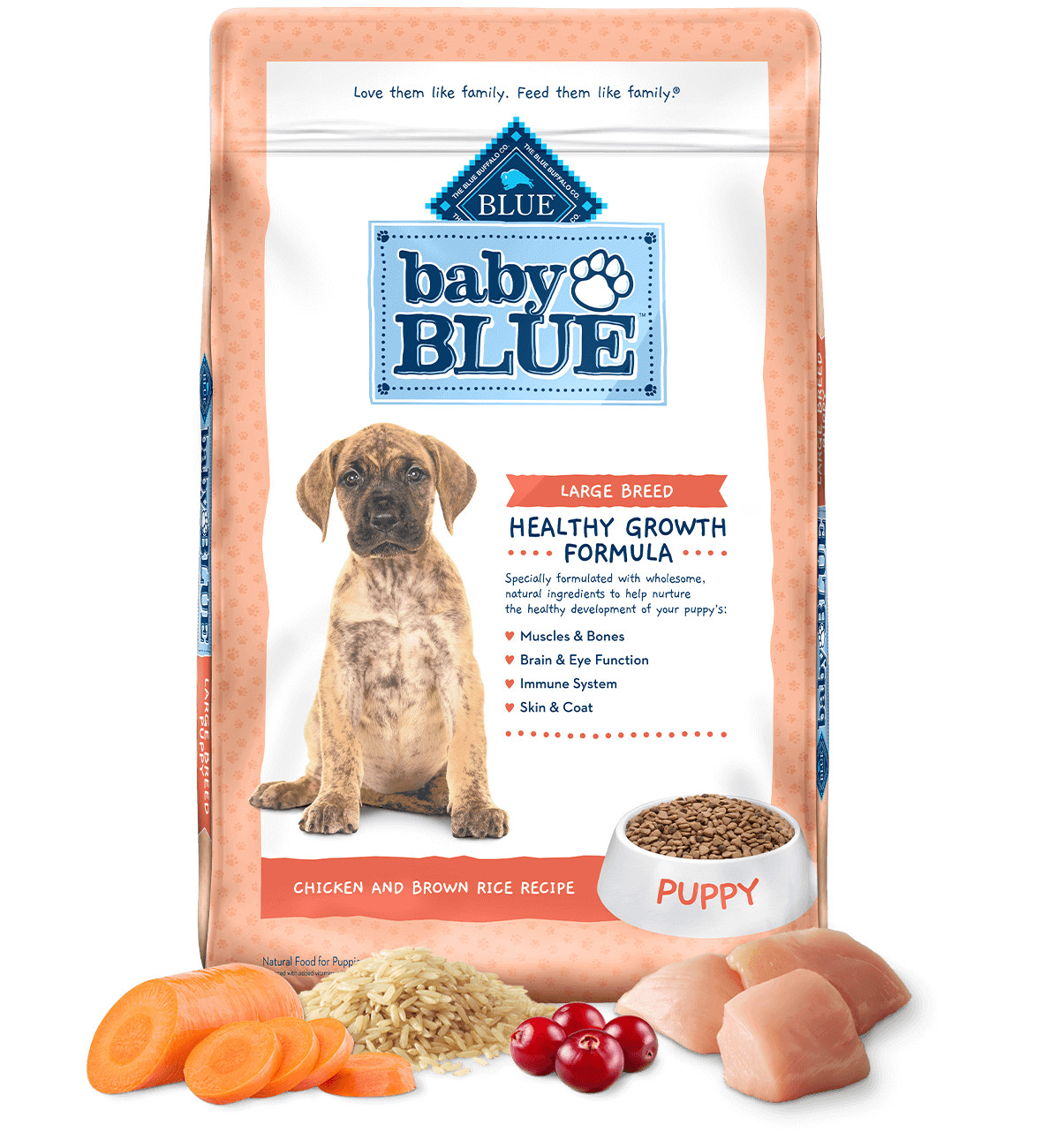 Blue large 2025 breed dog food