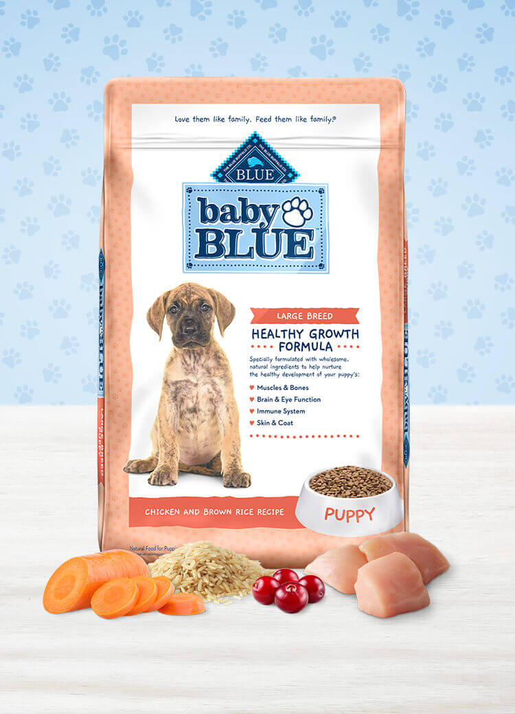 Baby BLUE Chicken Brown Rice Large Breed Puppy Food