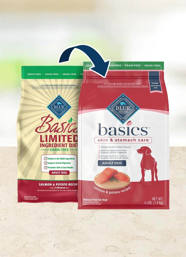 BLUE Basics Dry Dog Food Grain Free Salmon Potato