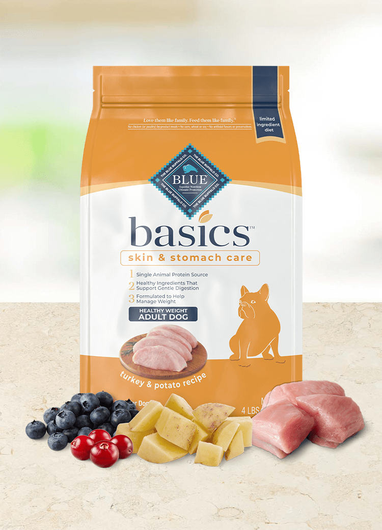 Blue buffalo basics hot sale senior dog food