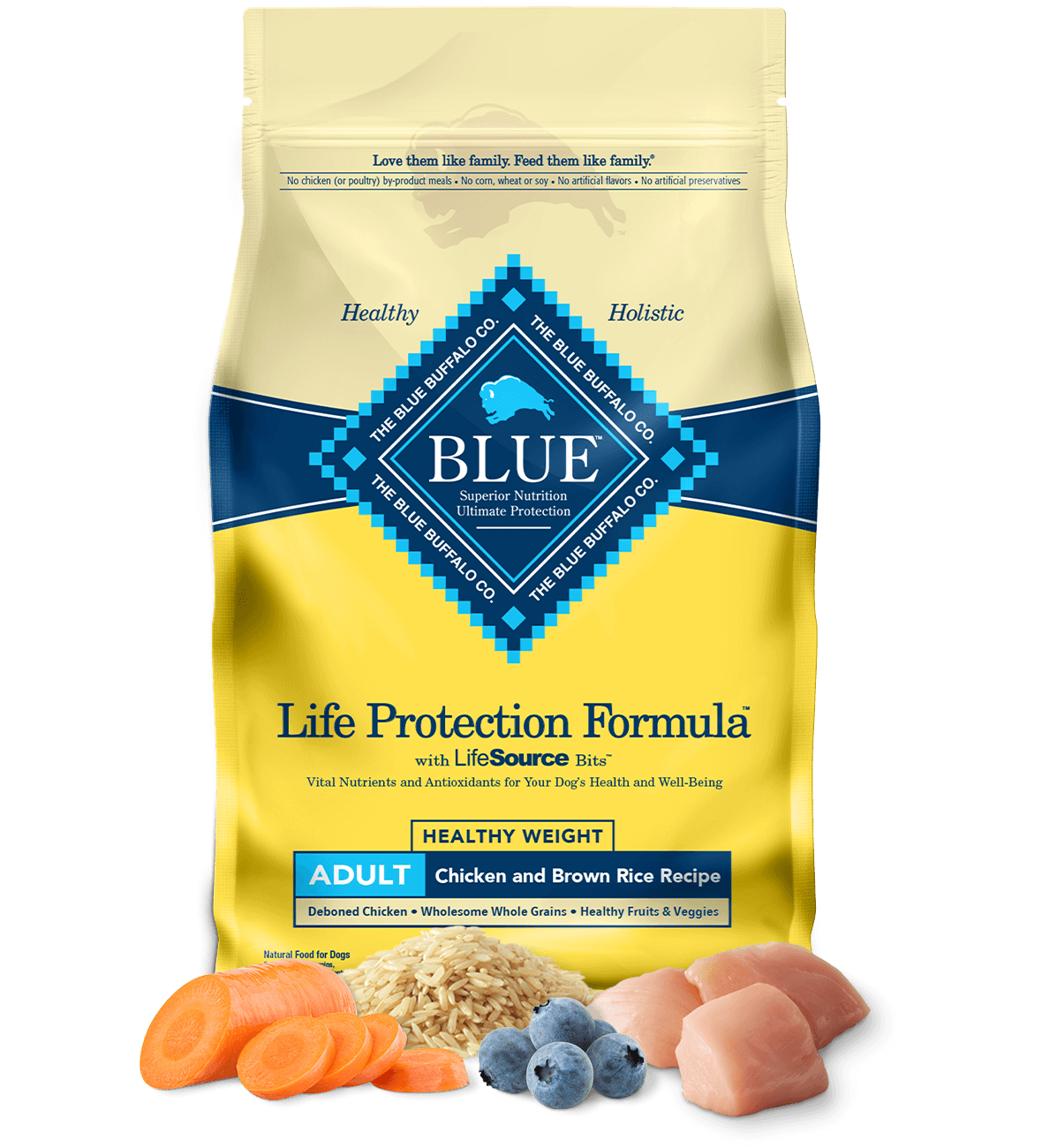 life protection formula adult healthy weight chicken & brown rice recipe dog dry food