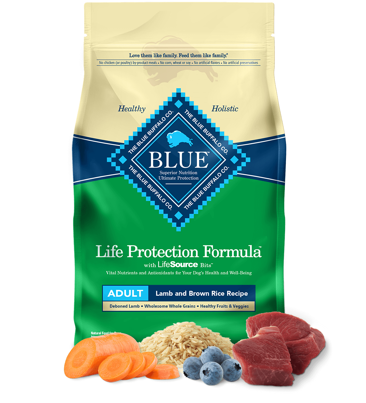 life protection formula adult lamb & brown rice recipe dog dry food