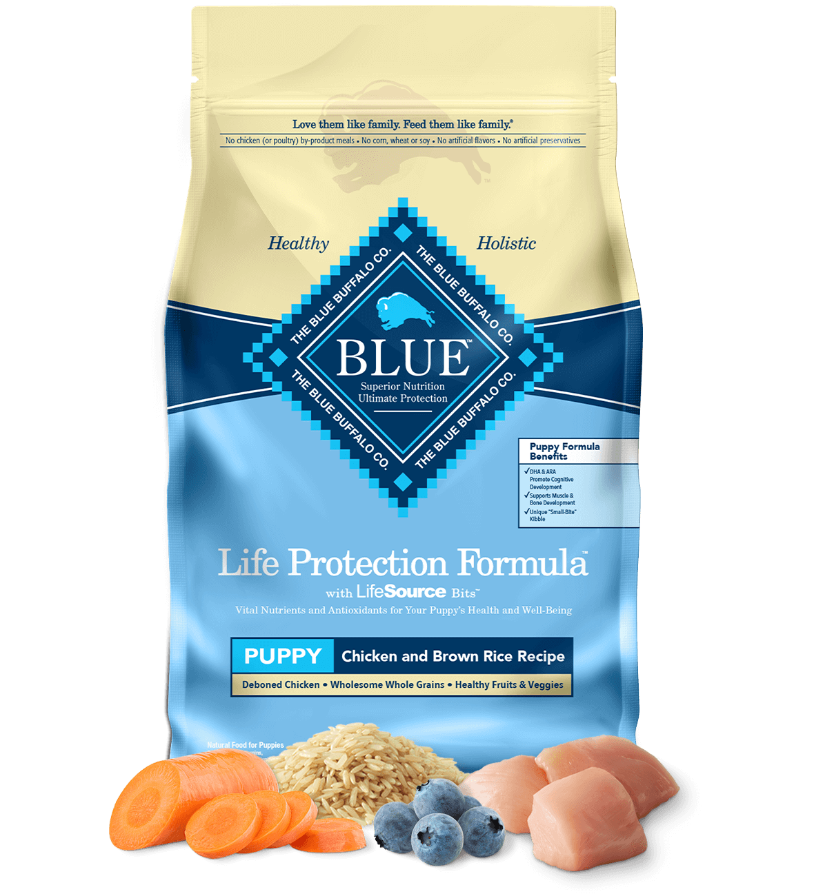 life protection formula puppy chicken & brown rice recipe dog dry food