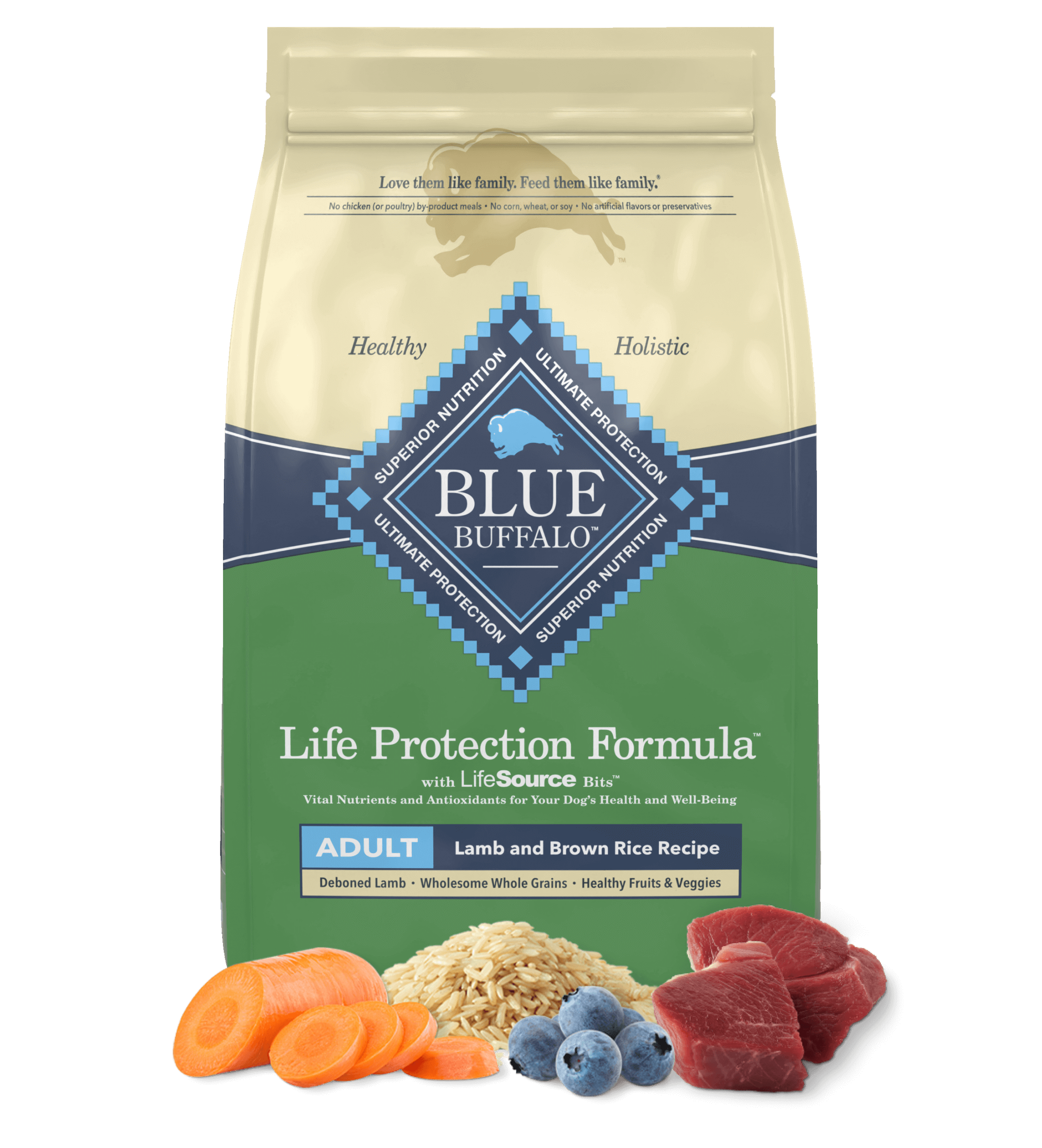 Life protection formula adult lamb & brown rice recipe dog dry food