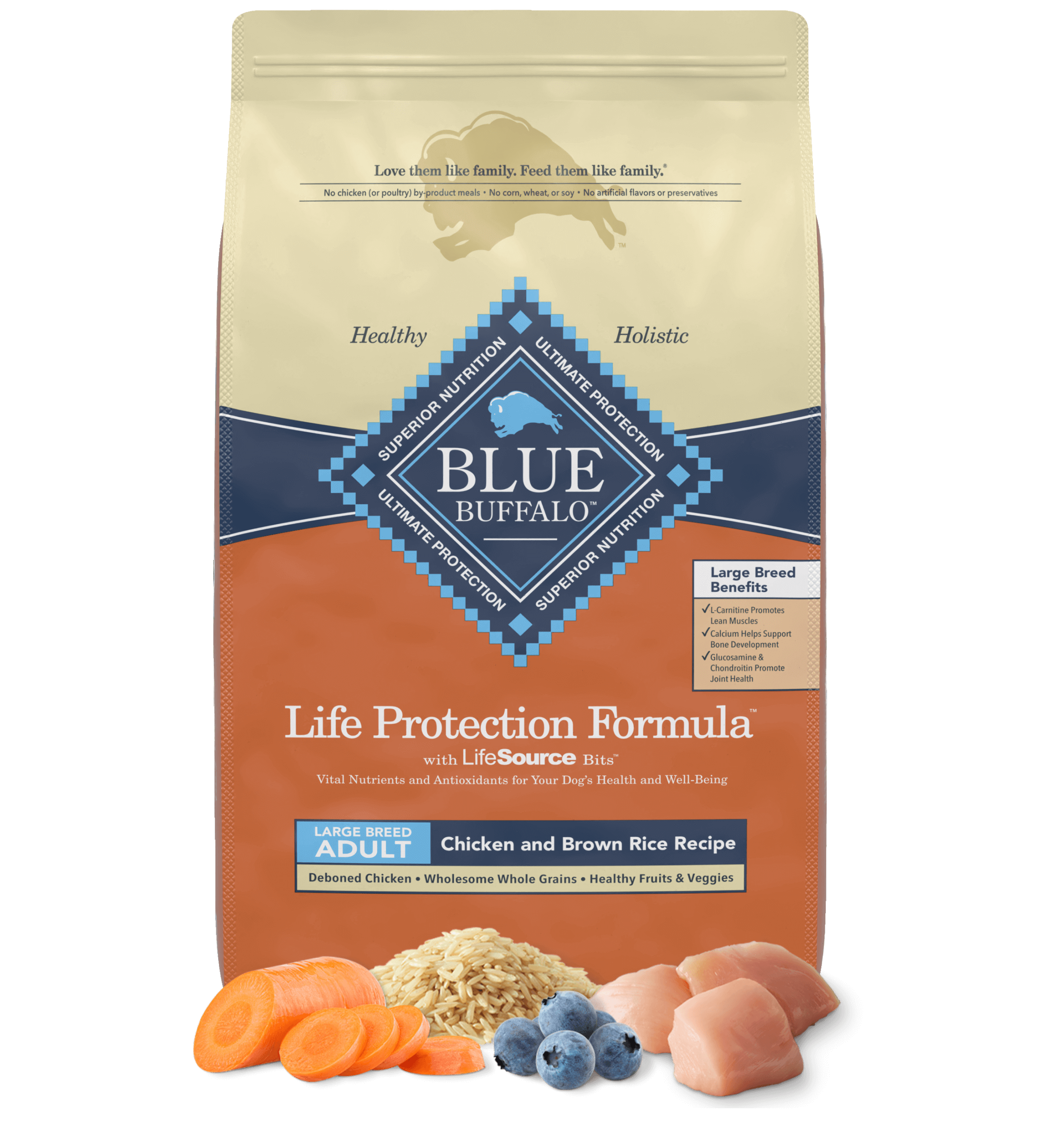 Life Protection Formula Dry Dog Food Chicken Brown Rice Recipe