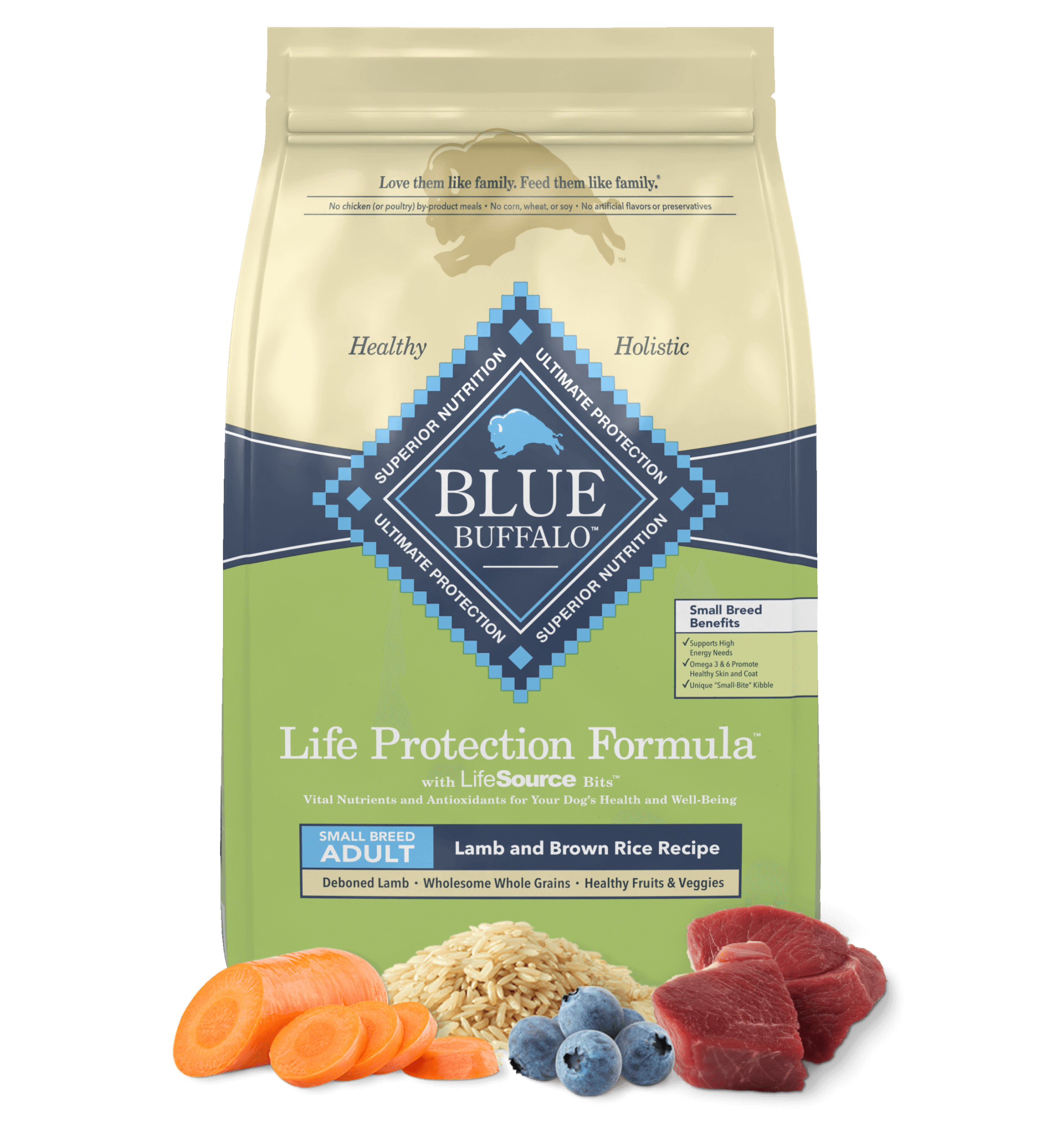 Life Protection Formula Small Breed Adult Dry Dog Food Lamb Brown Rice