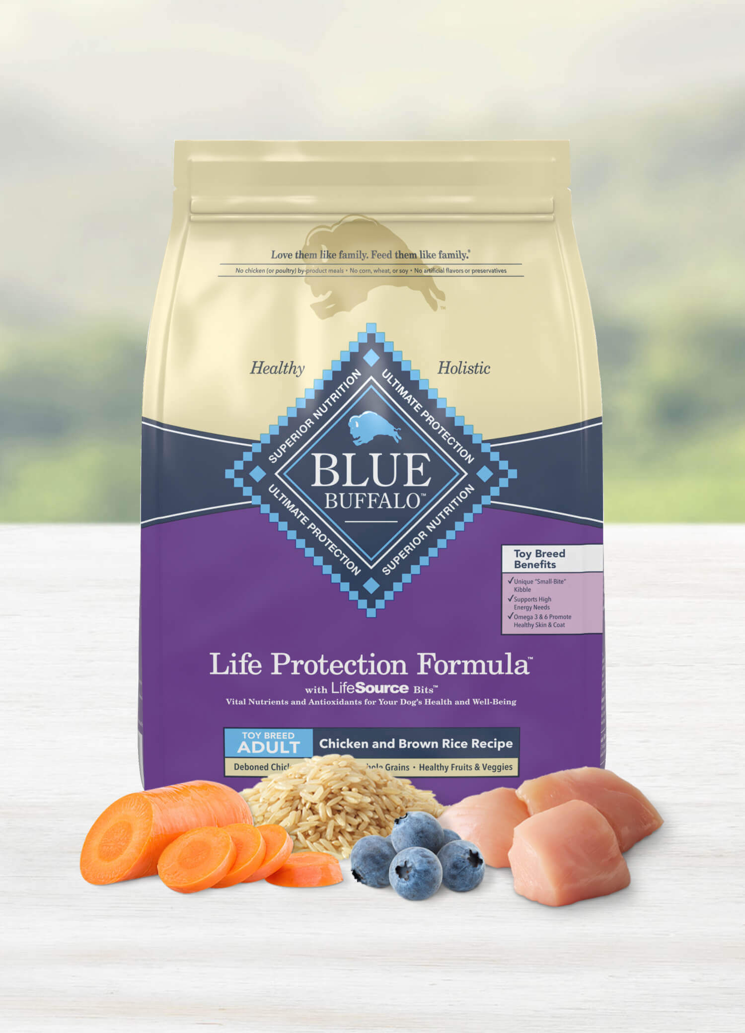 Blue toy on sale breed dog food