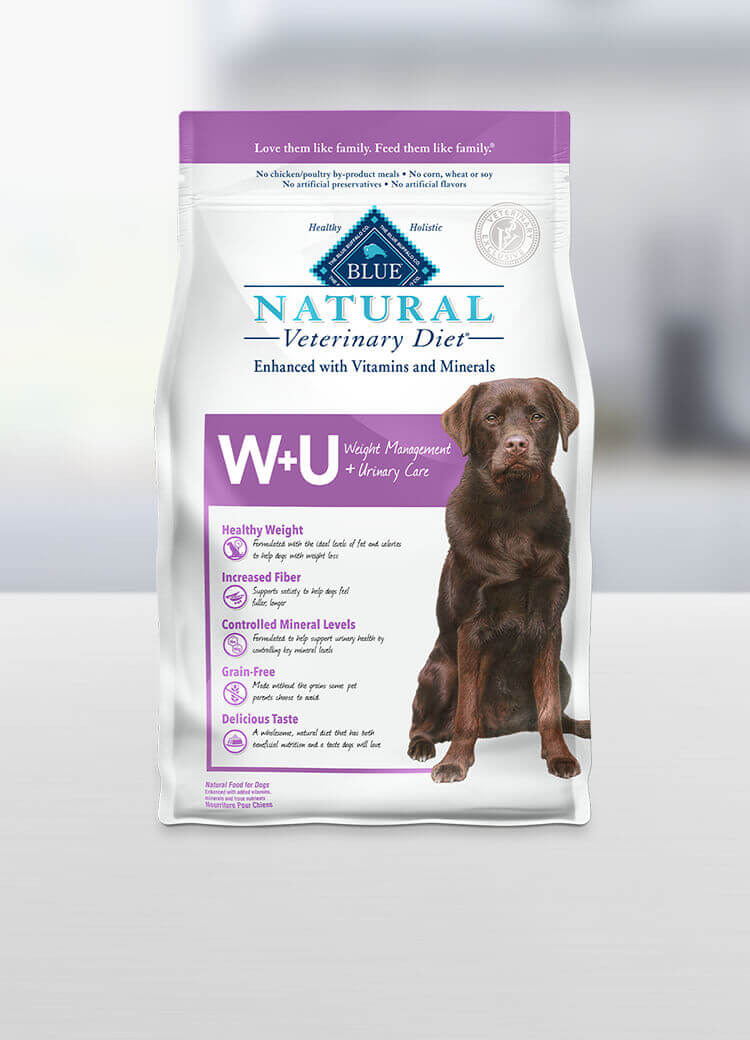 BLUE Natural Veterinary Diet™ W+U Weight Management Dry Dog Food - Blue Buffalo