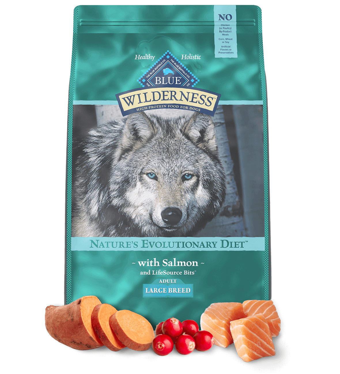BLUE Wilderness™ Nature's Evolutionary Diet with Salmon for Large Breed