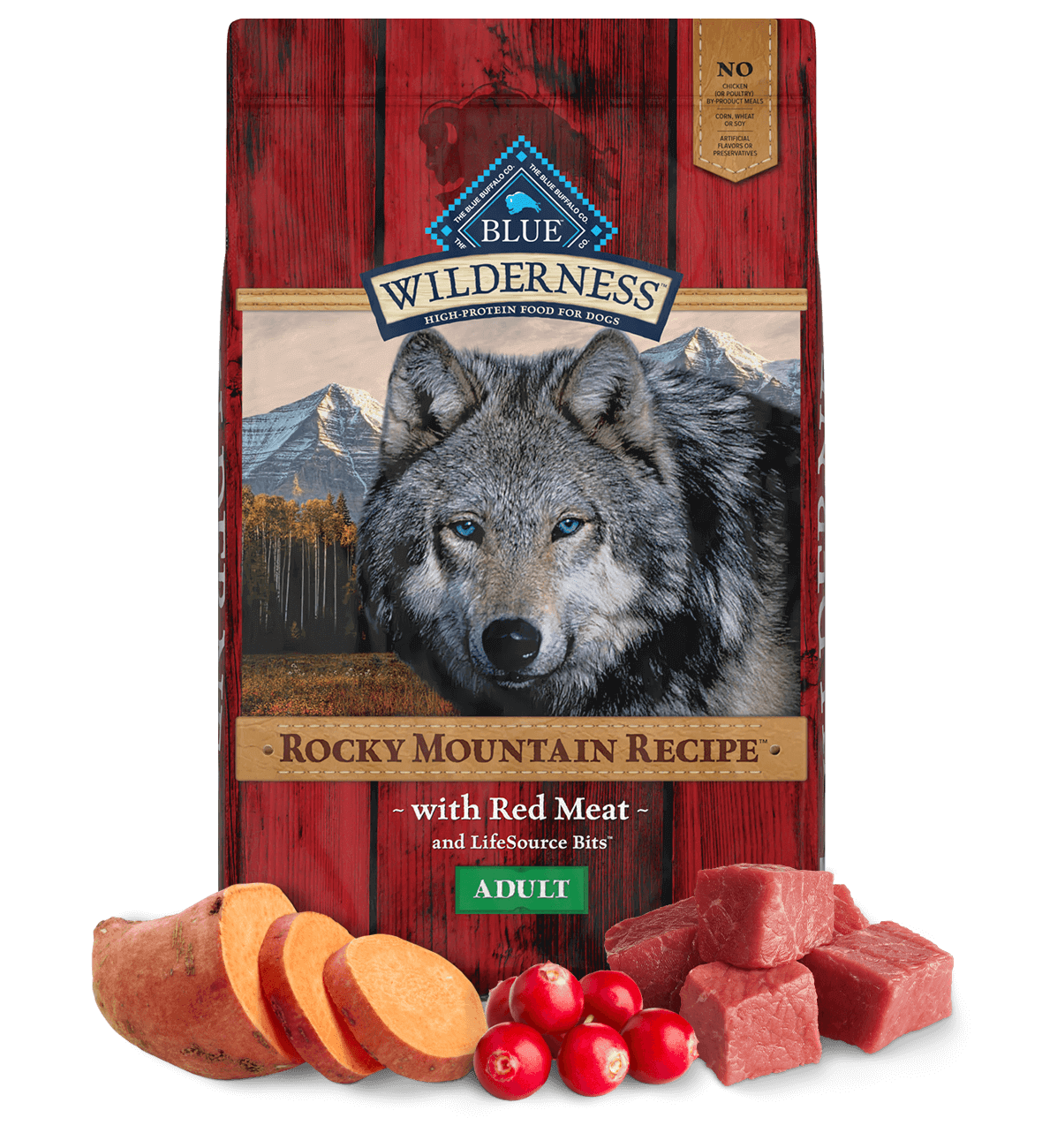 BLUE Wilderness™ Rocky Mountain Recipe with Red Meat for Adult Dogs Dry