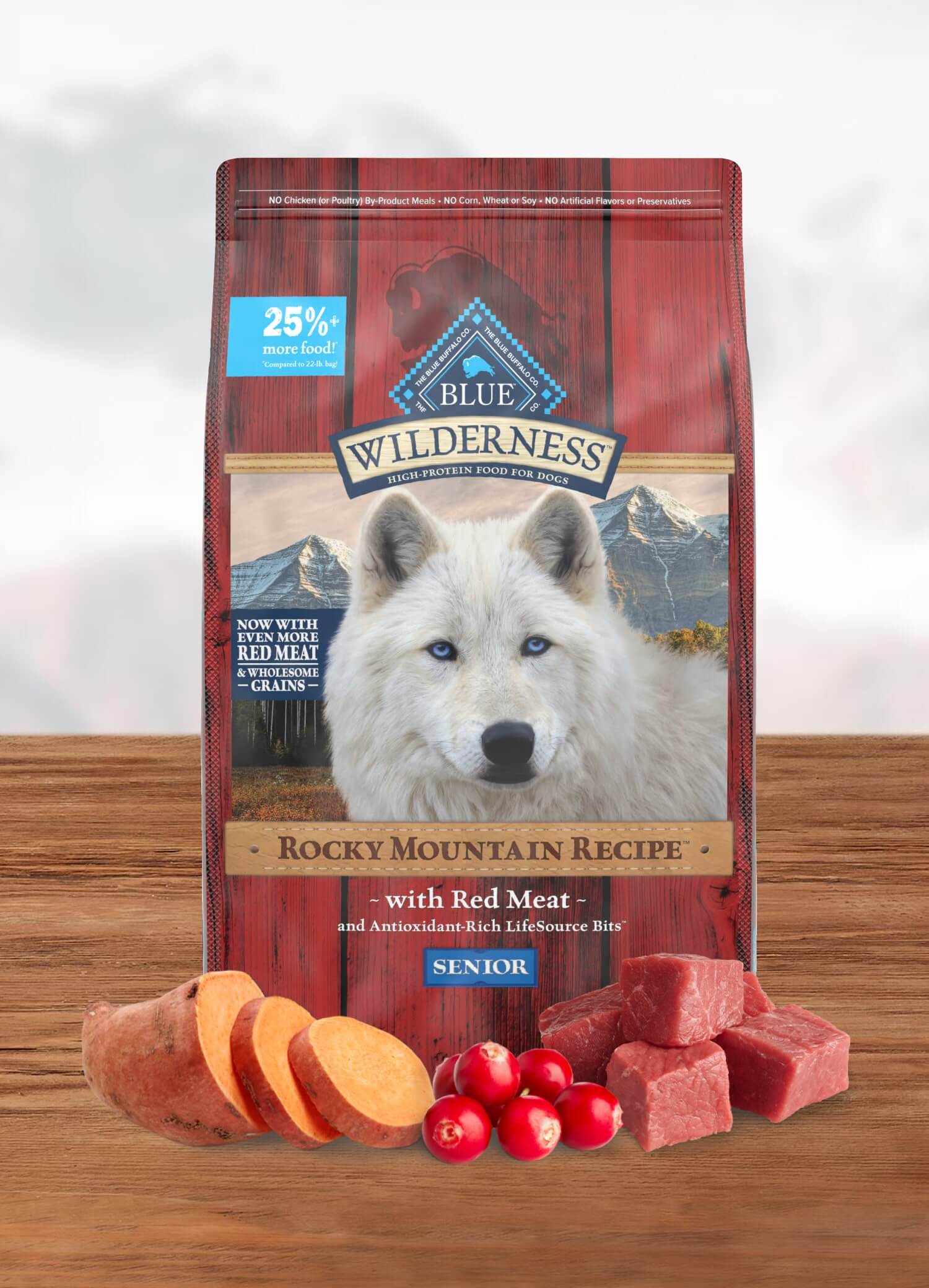 BLUE Wilderness Rocky Mountain Recipe with Red Meat for Senior