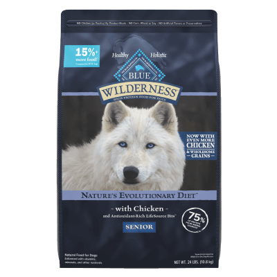 BLUE Wilderness™ Nature's Evolutionary Diet with Chicken for Senior Dry ...