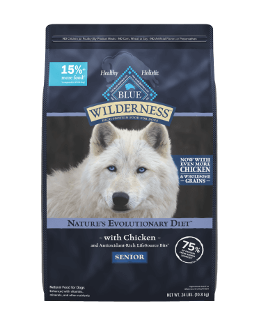 Blue buffalo dog food senior sales large breed