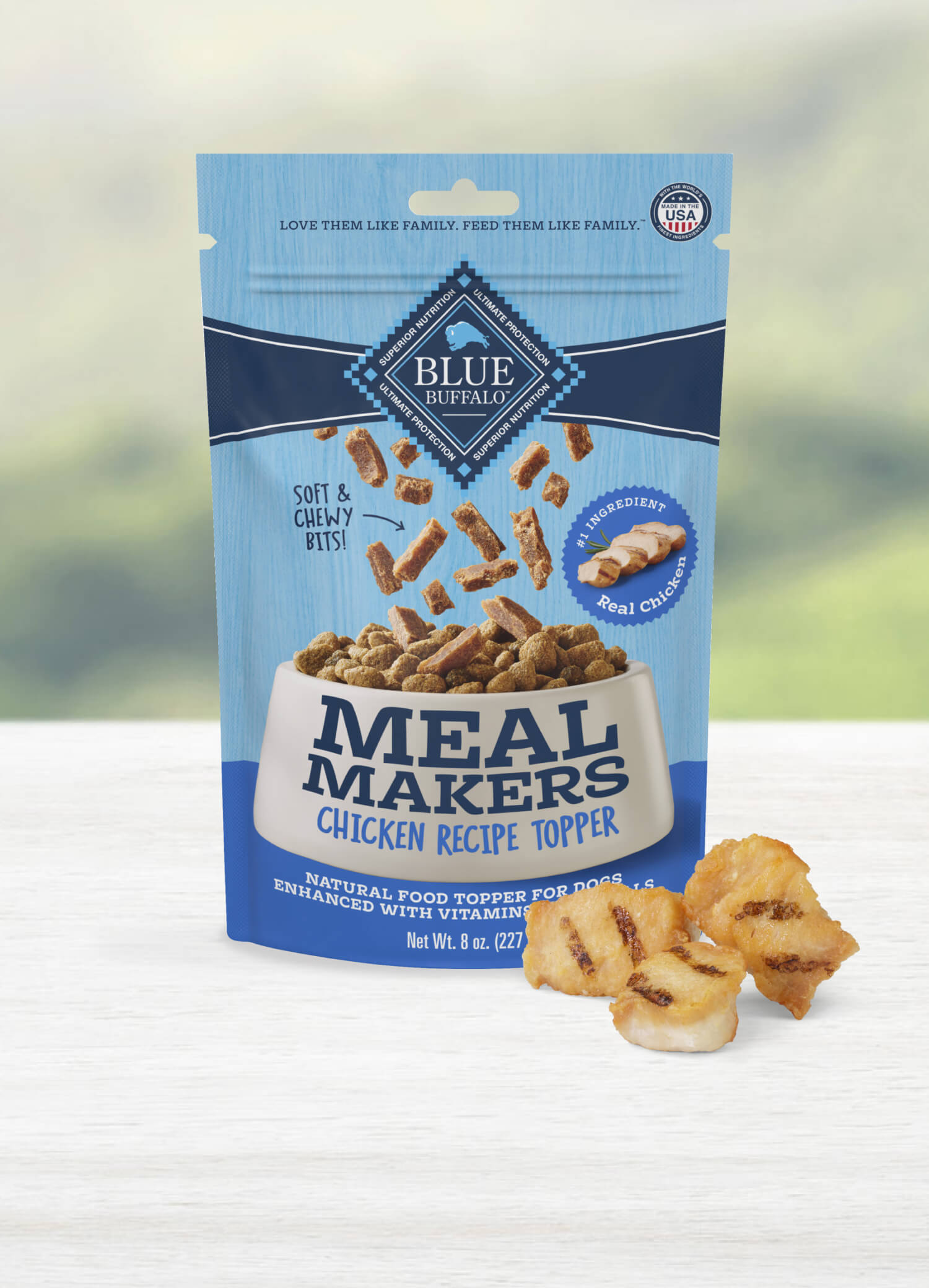 blue meal makers chicken recipe topper dog wet food