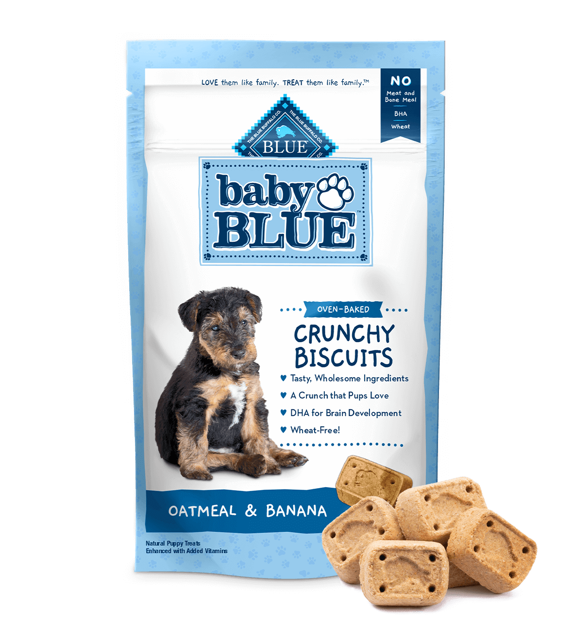 Baby BLUE Crunchy Puppy Treats Blue Buffalo