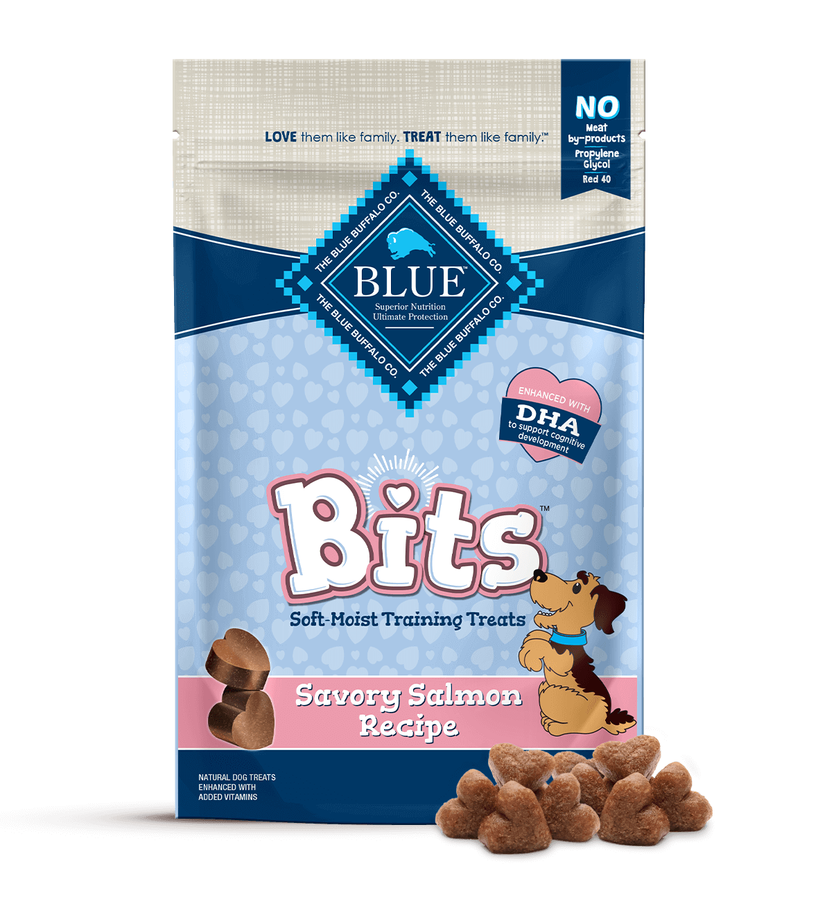 BLUE Bits Dog Treats Savory Salmon Blue Buffalo