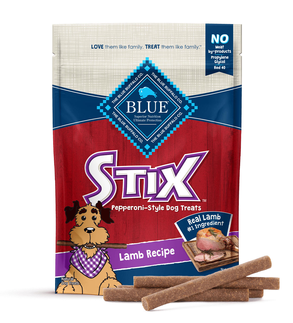 blue stix lamb flavor soft-moist treats dog treats