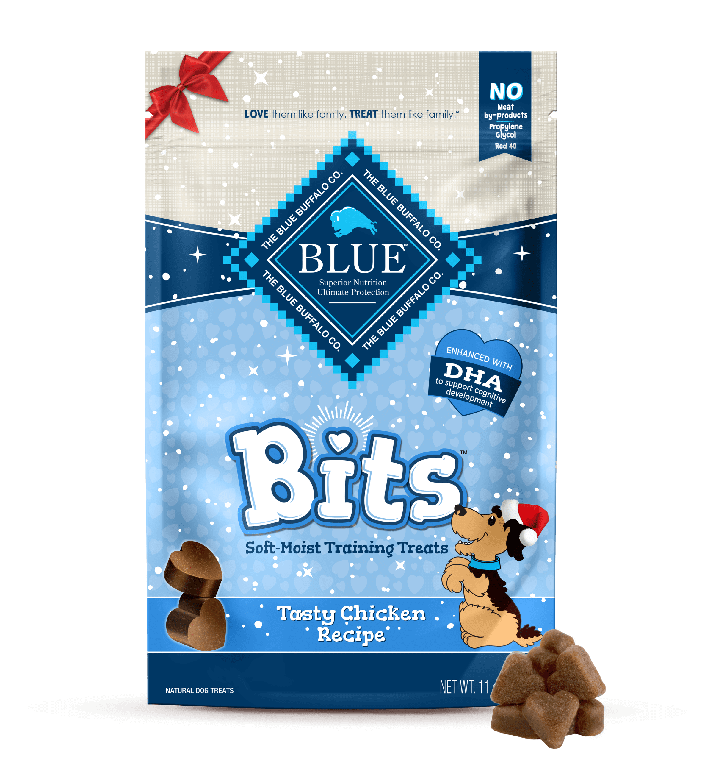 blue bits training dog treats