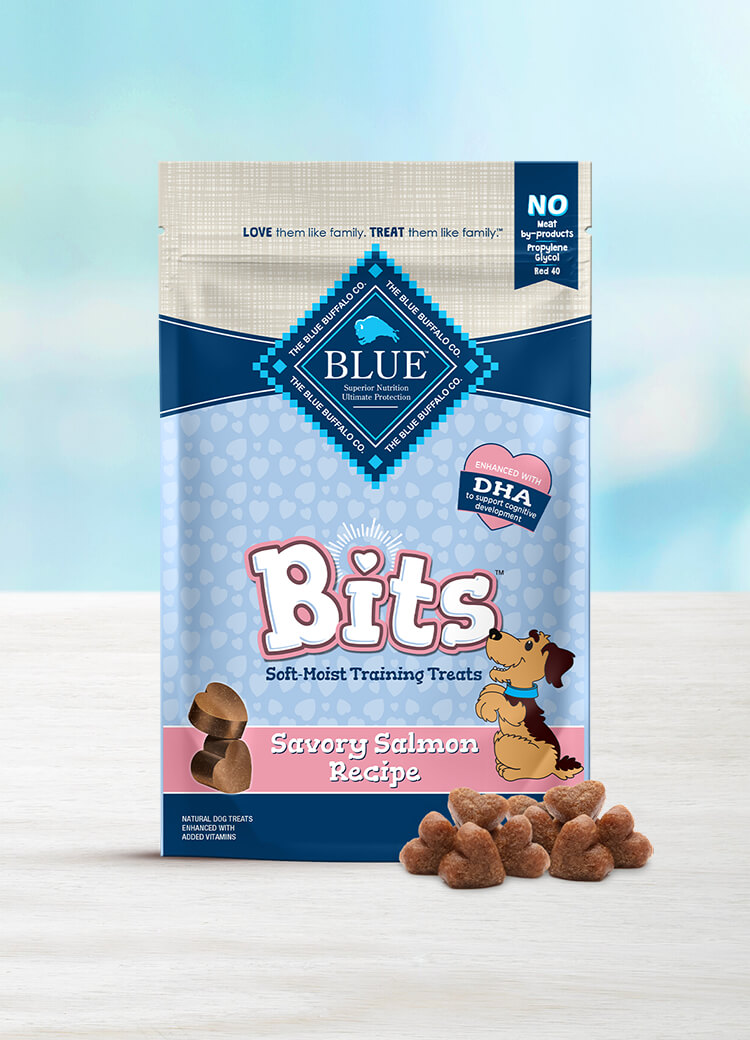 BLUE Bits Dog Treats Savory Salmon Blue Buffalo