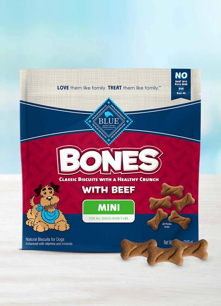 blue buffalo dental bones mini