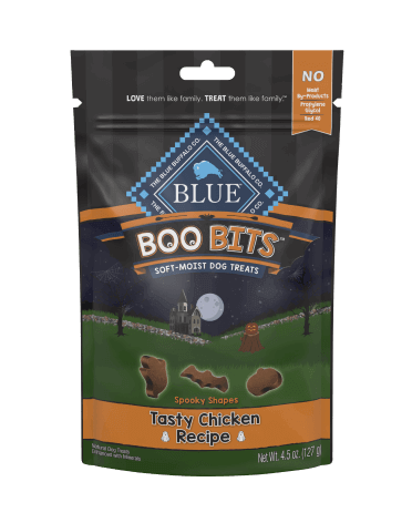 BLUE Boo Bars Pumpkin Halloween Dog Treats Blue Buffalo