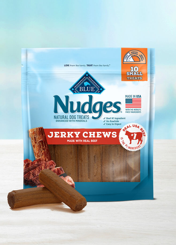 Nudges JerkyChews Beef Small