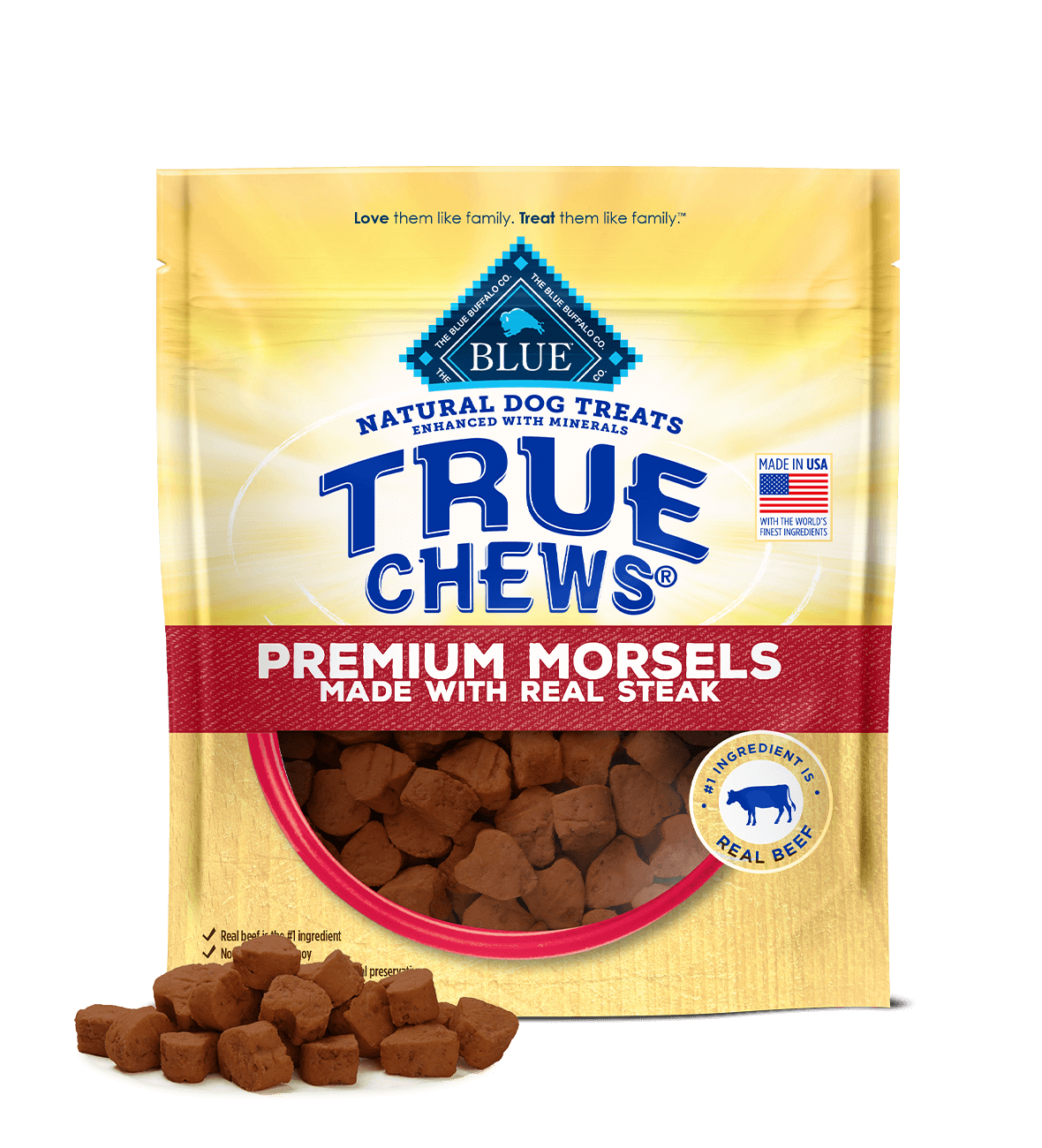 True Chews Dog Morsels Steak