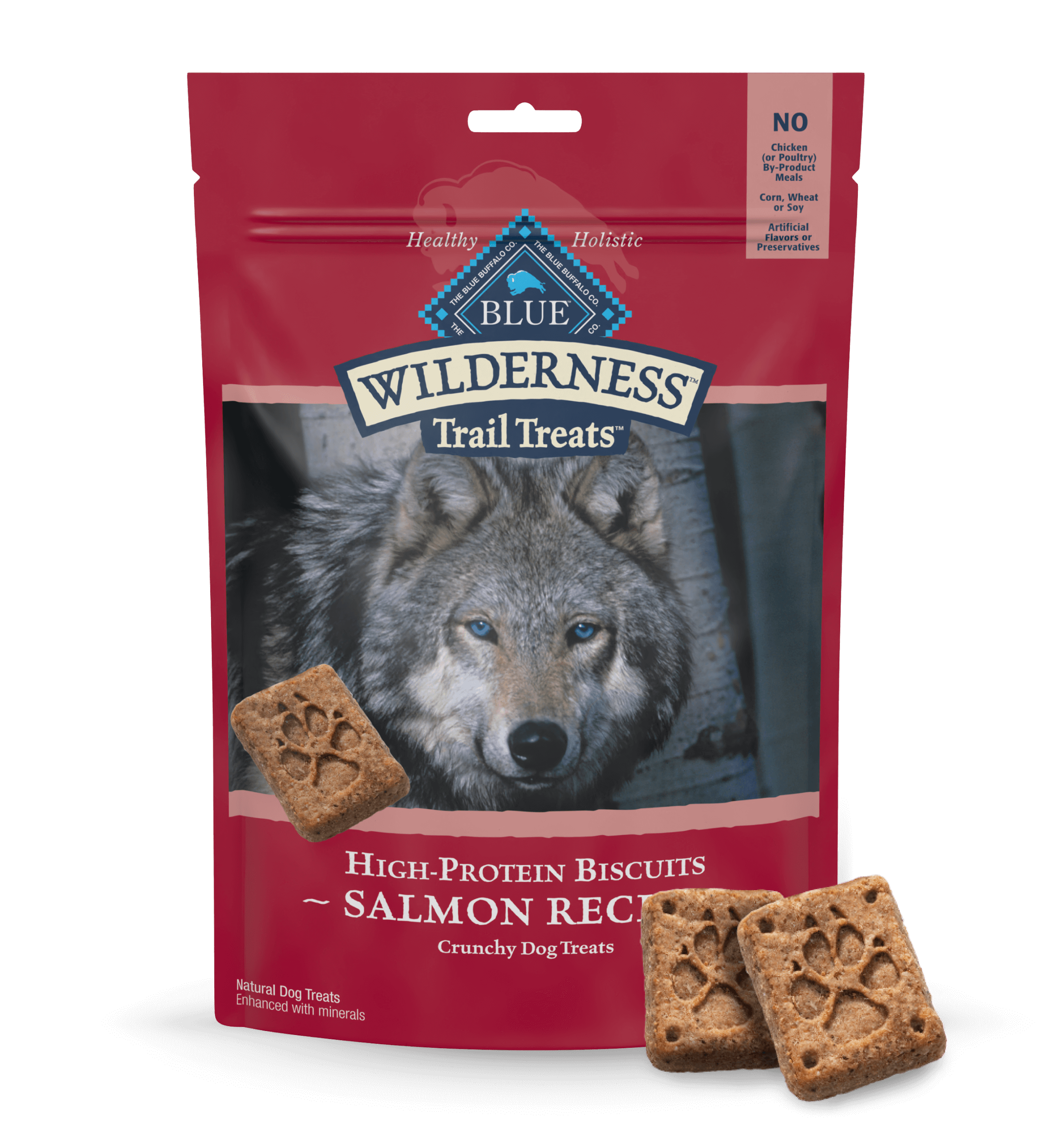 blue wilderness trail treats salmon biscuits dog treats