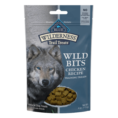 BLUE Wilderness Trail Treats Dog Treats Chicken Wild Bits