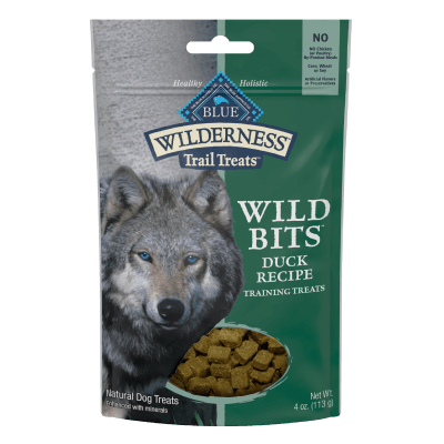 BLUE Wilderness Trail Treats Dog Treats Duck Wild Bits