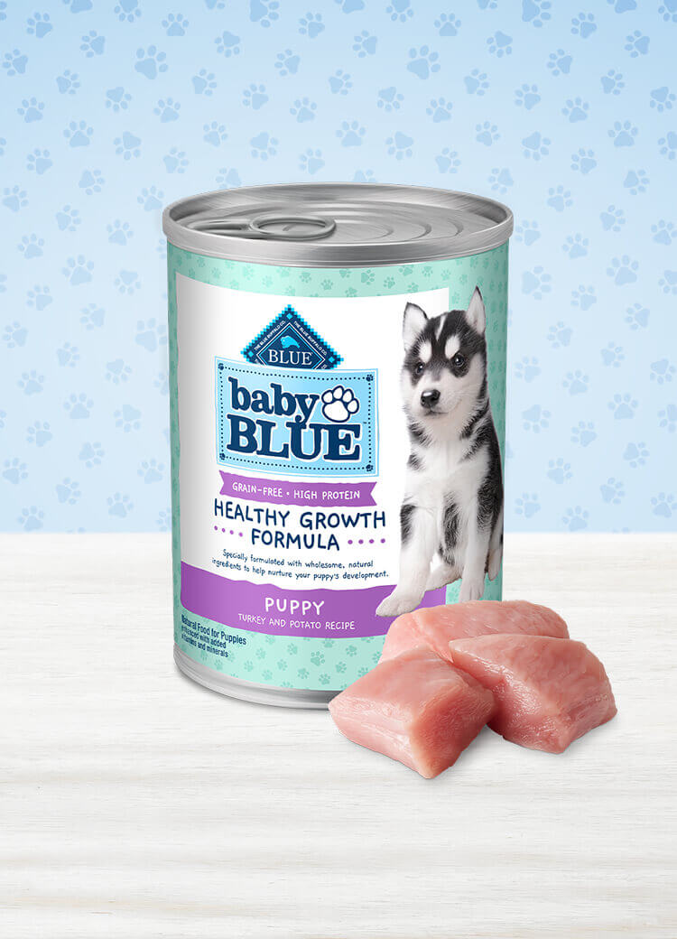 Baby BLUE Turkey Wet Puppy Food Blue Buffalo