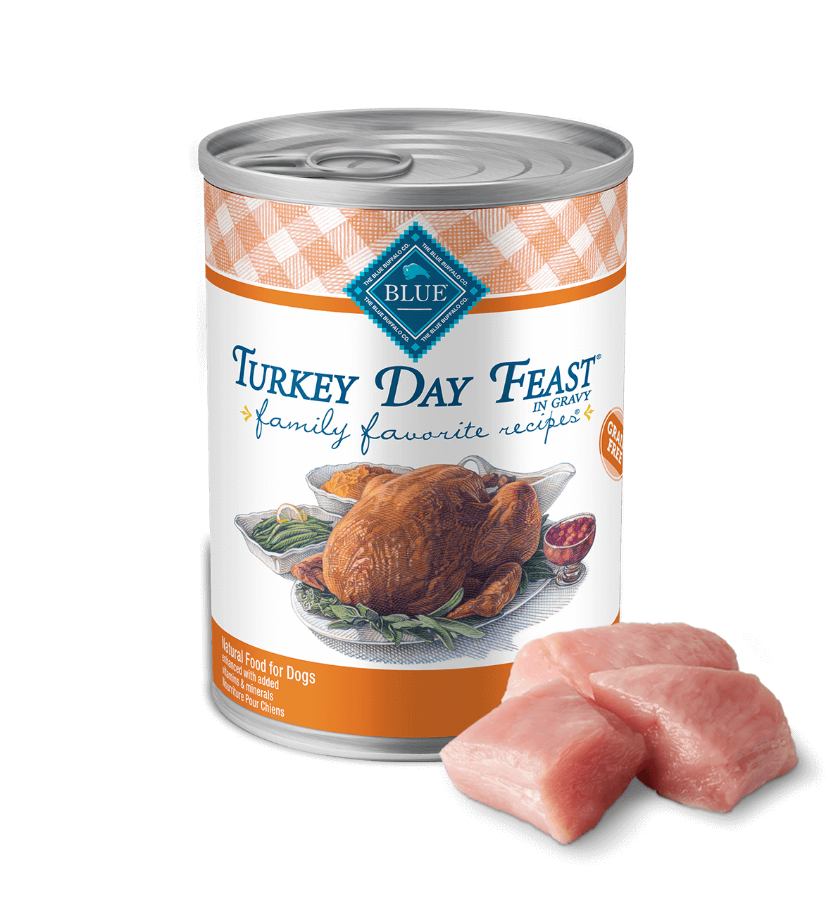 blue family favorite recipes turkey day feast dog wet food