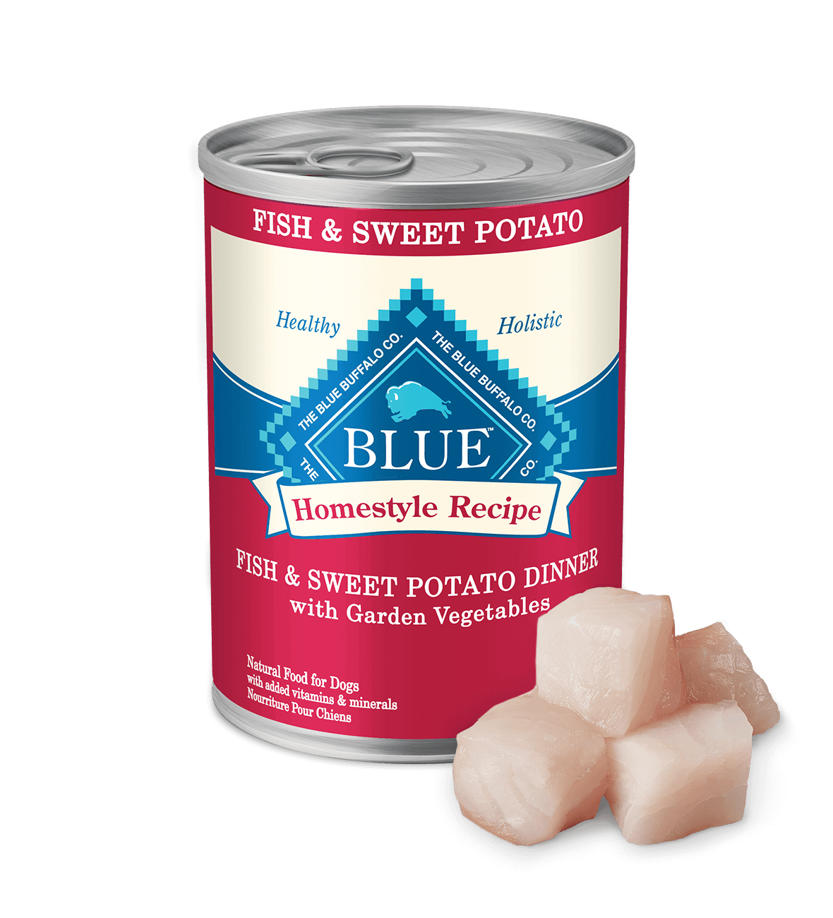 Blue dog food fish best sale