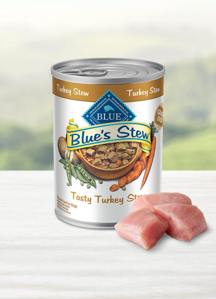 BLUE Stew Wet Dog Food Tasty Turkey Blue Buffalo