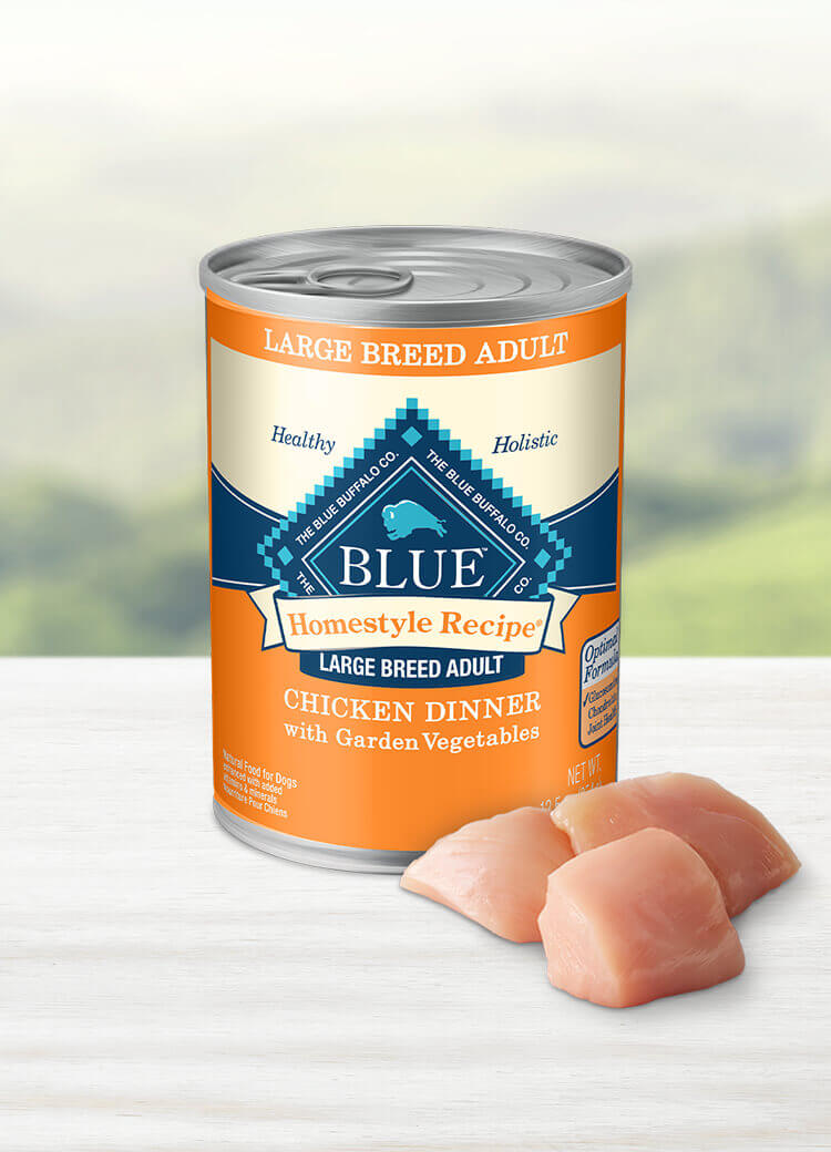 Large breed shop canned dog food