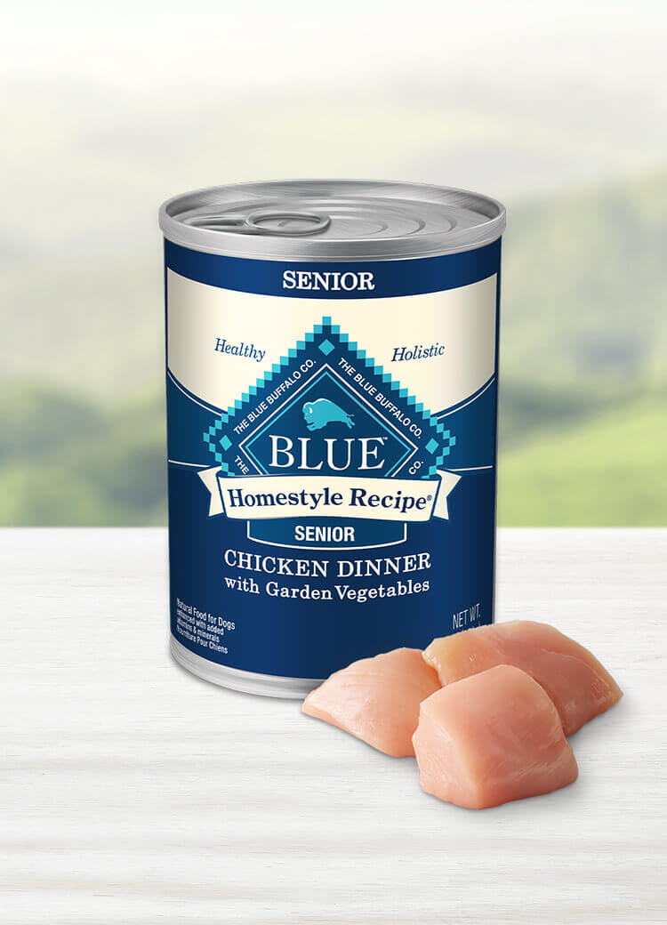 Blue small breed senior dog outlet food