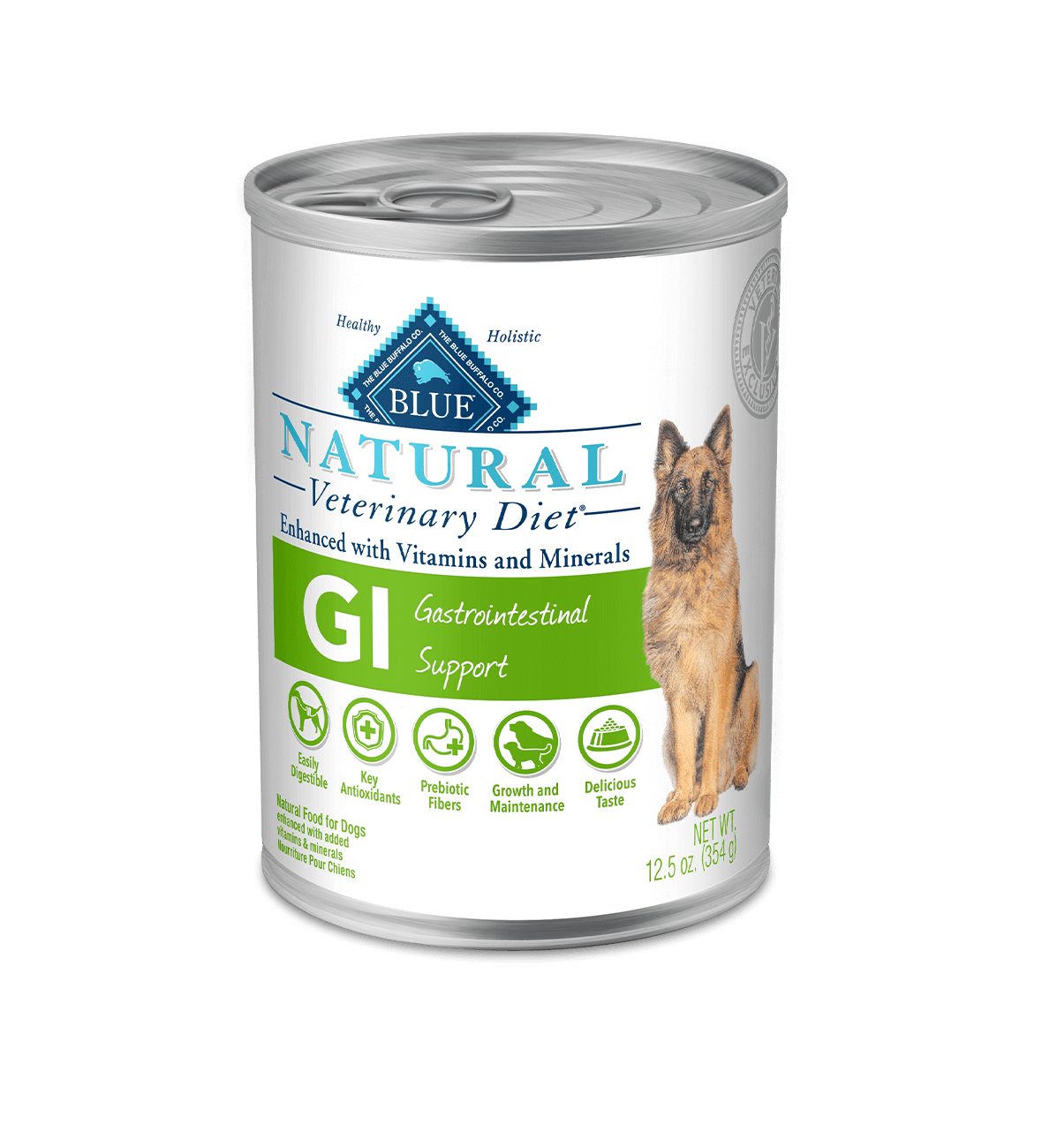 blue natural veterinary diet gi gastrointestinal support dog wet food