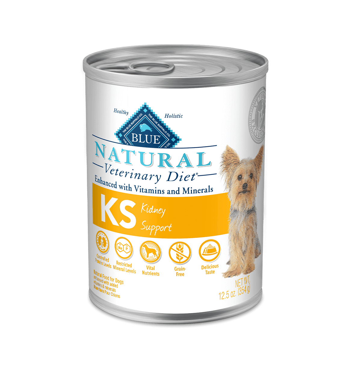 blue natural veterinary diet ks kidney support dog wet food