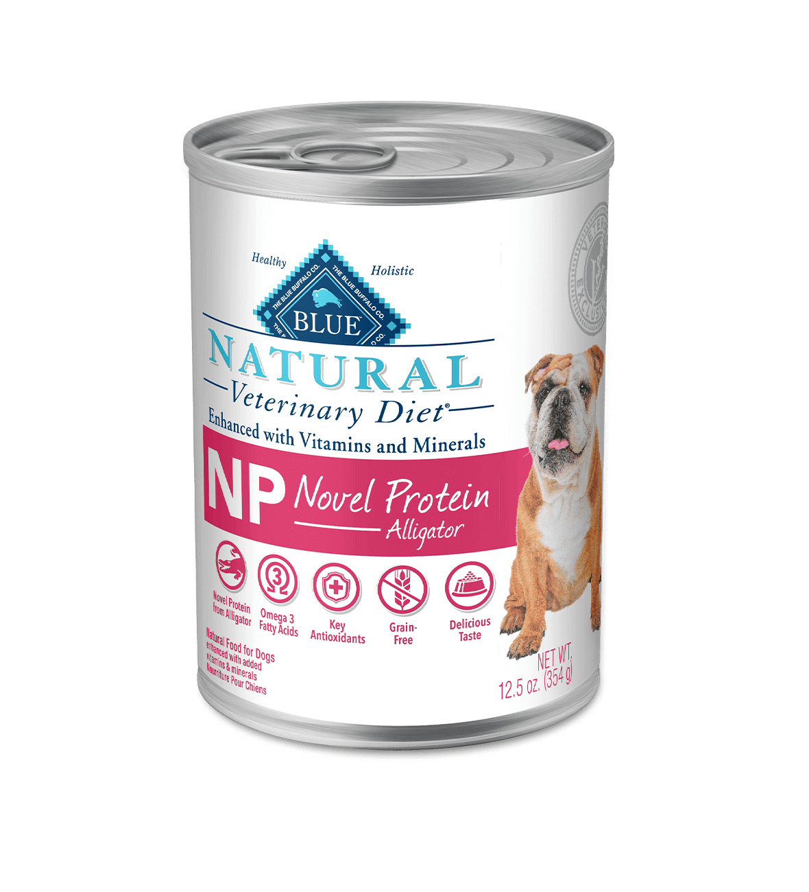 blue natural veterinary diet np novel protein dog wet food
