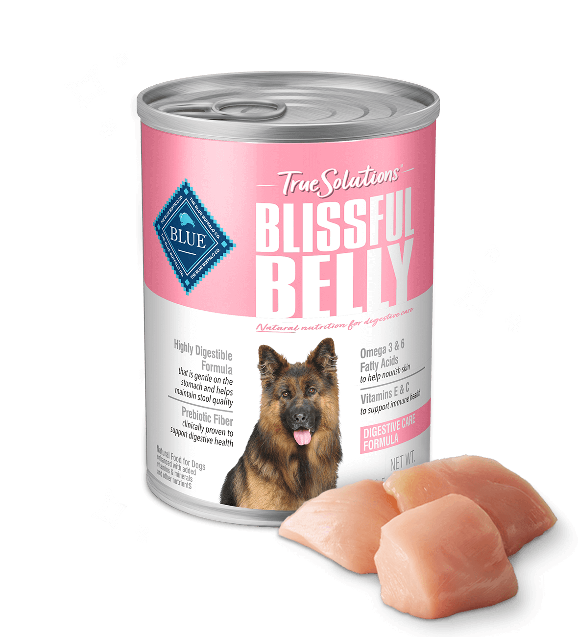 blue true solutions blissful belly digestive care dog wet food