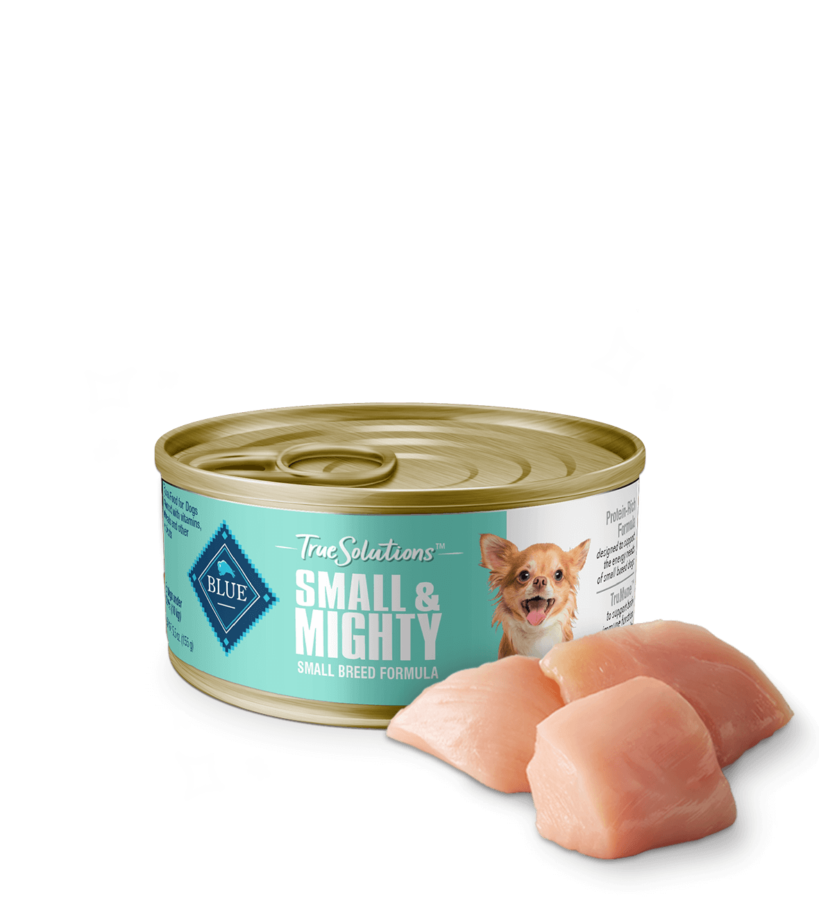 blue true solutions small & mighty small-breed formula dog wet food