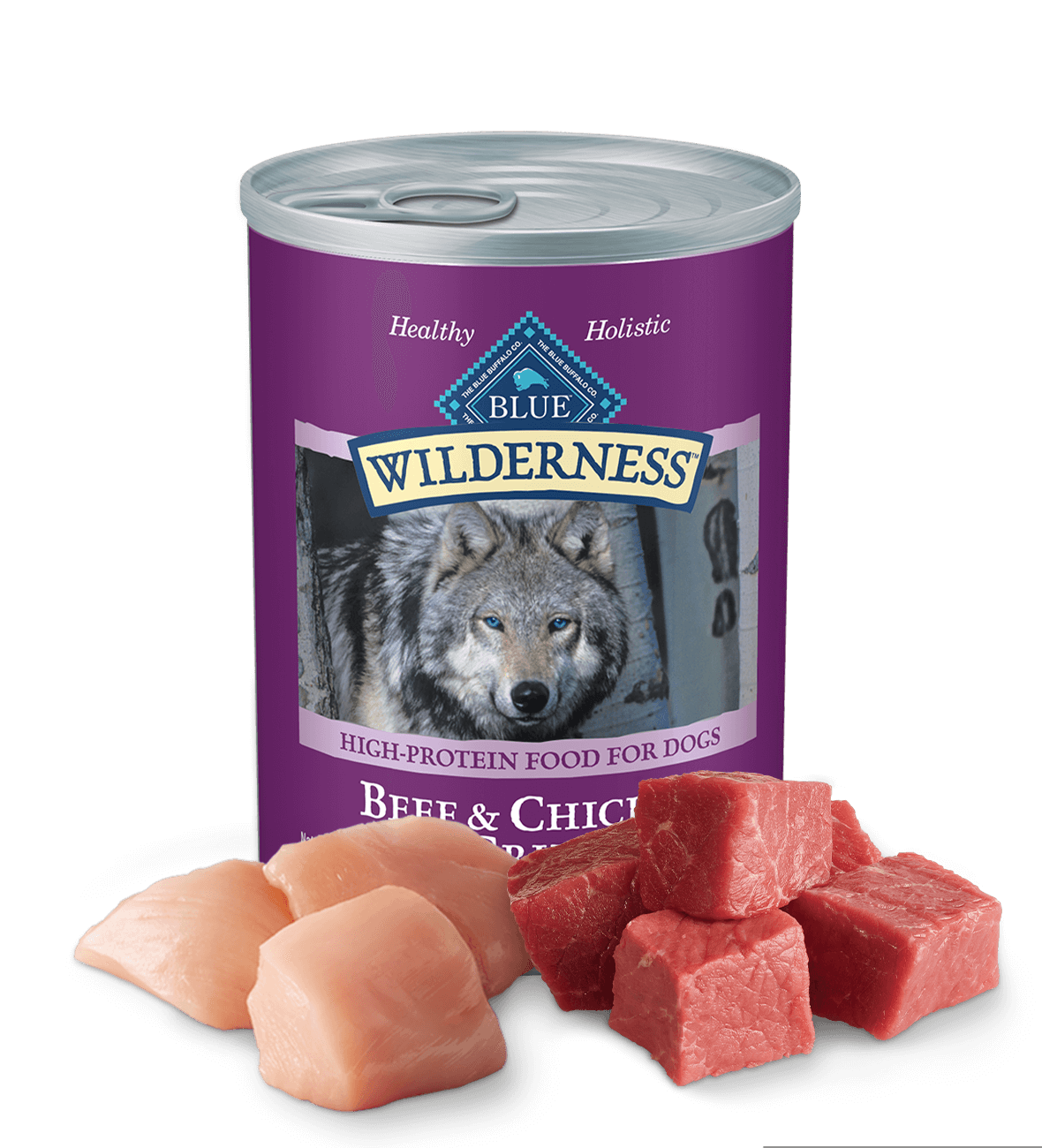 BLUE Wilderness Wet Dog Food Beef Chicken Grill Blue Buffalo