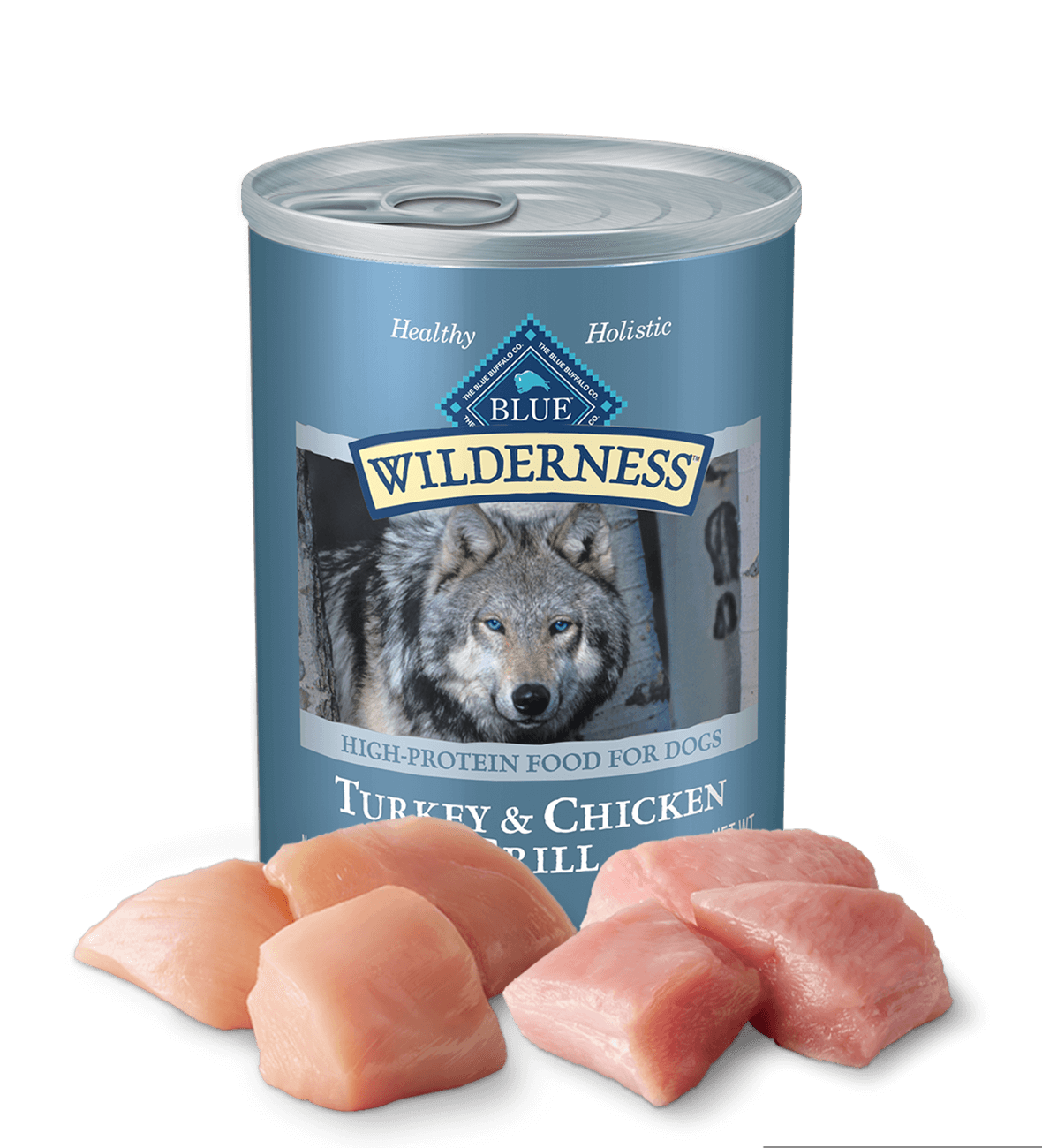 blue wilderness turkey & chicken grill dog wet food