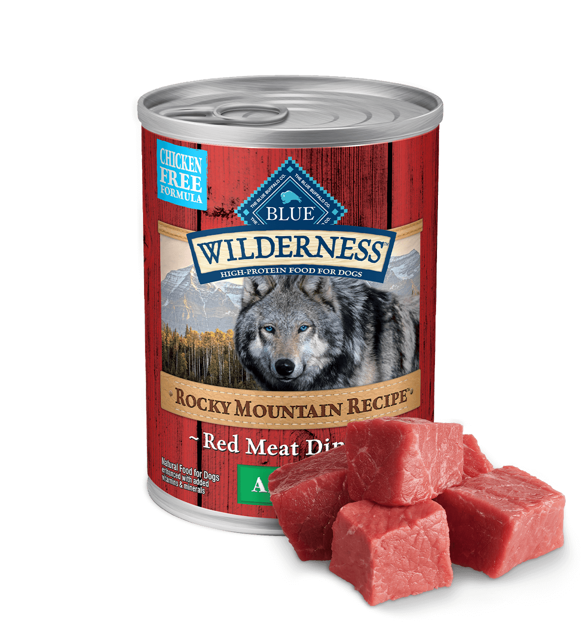 blue wilderness rocky mountain recipe adult red meat dinner dog wet food